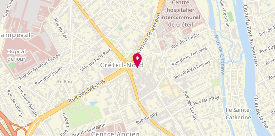 Plan de Institut Funéraire Omniculte El Amen, 9 Rue General Leclerc, 94000 Créteil