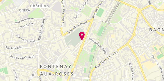 Plan de Pfg-Pompes Funèbres Générales, 27 avenue Jeanne et Maurice Dolivet, 92260 Fontenay-aux-Roses