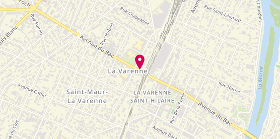 Plan de Roc Eclerc, 97 avenue du Bac, 94210 Saint-Maur-des-Fossés