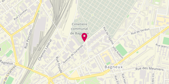 Plan de Marbrerie Funeraire Radigon-Bioret, 15 avenue de Garlande, 92220 Bagneux