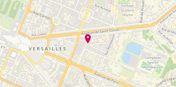 Plan de Pompes funèbres PFG VERSAILLES - Rue Georges Clemenceau, 6 Rue Georges Clémenceau, 78000 Versailles