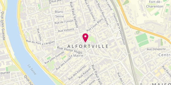 Plan de Pompes funèbres PFG ALFORTVILLE, 2 place François Mitterrand, 94140 Alfortville