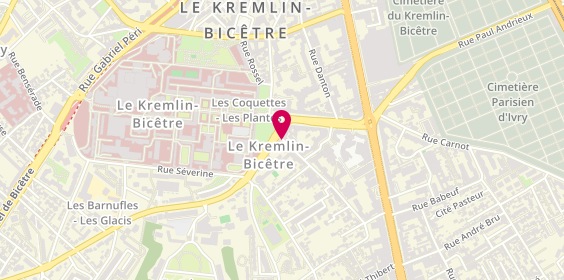 Plan de Roc Eclerc, 3 Rue de Verdun-Lazare Ponticelli, 94270 Le Kremlin-Bicêtre