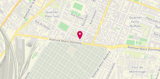 Plan de Barbier Funemarbre Deschamps-Lamand Mofu, 122 avenue Marx Dormoy, 92120 Montrouge