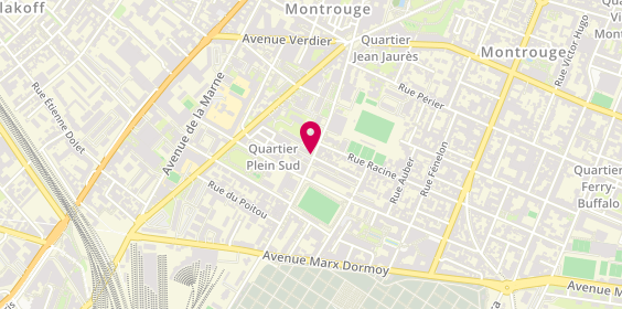 Plan de Ogf, 130 Rue Maurice Arnoux, 92120 Montrouge