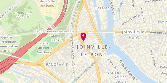 Plan de Pompes funèbres PFG JOINVILLE-LE-PONT, 7 Rue de Paris, 94340 Joinville-le-Pont