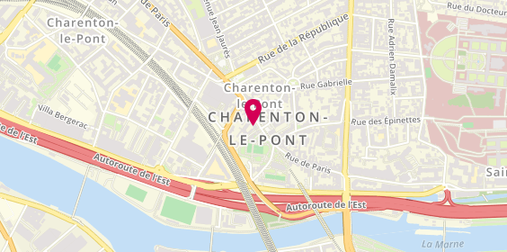 Plan de Pompes funèbres PFG CHARENTON-LE-PONT, 55 Rue de Paris, 94220 Charenton-le-Pont