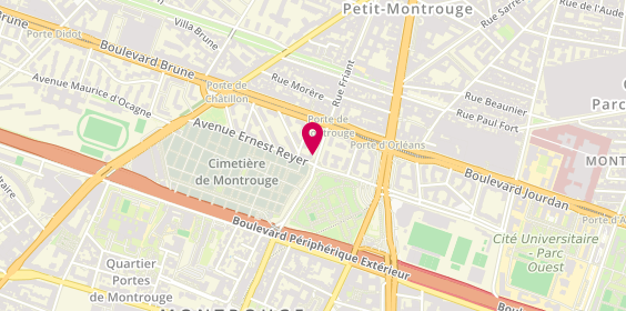 Plan de Memorial Funeraire, 12 avenue de la Prte de Montrouge, 75014 Paris
