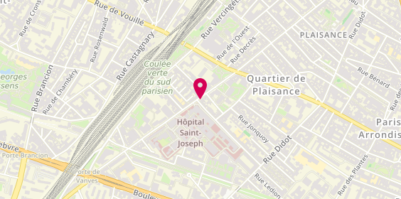 Plan de Roc-Eclerc, 161 Rue Raymond Losserand, 75014 Paris