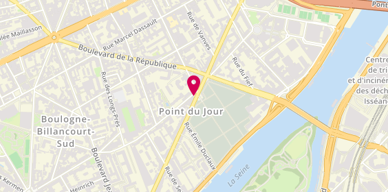 Plan de Caruel Funéraire, 53 avenue Pierre Grenier, 92100 Boulogne-Billancourt
