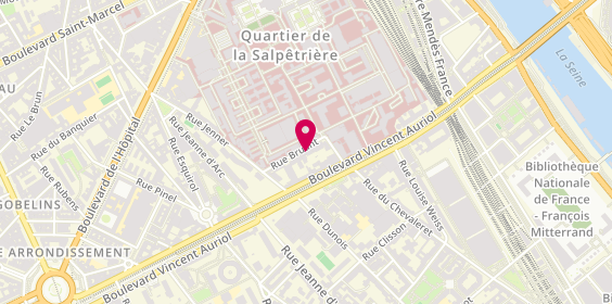 Plan de Pompes Funebres Rebillon, 19 Rue Bruant, 75013 Paris