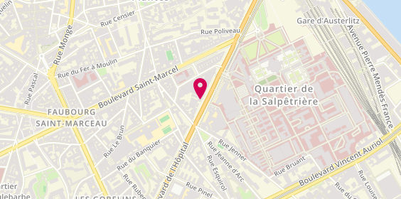 Plan de Roc Eclerc, 72 Boulevard Hôpital, 75013 Paris