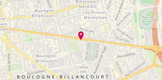 Plan de Pompes Funèbres de France, 53 Bis Route de la Reine, 92100 Boulogne-Billancourt