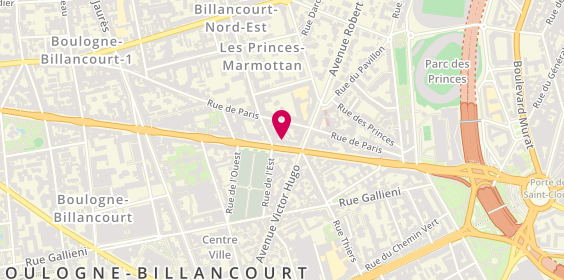 Plan de Roc-Eclerc, 40 Route de la Reine, 92100 Boulogne-Billancourt