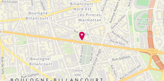 Plan de Service Catholique des Funérailles, 56 Bis Route de la Reine, 92100 Boulogne-Billancourt