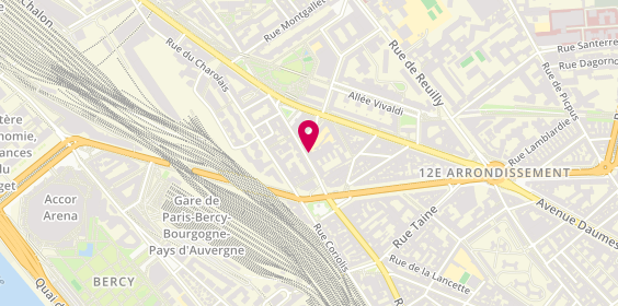 Plan de Assistance Accueil Art Funeraire, 193 Rue de Charenton, 75012 Paris