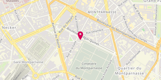 Plan de Manonviller et Fils, 9 Boulevard Edgard Quinet, 75014 Paris
