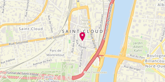 Plan de Pfg-Services Funeraires, 15 Rue Eglise, 92210 Saint-Cloud