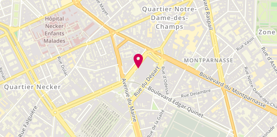 Plan de Pompes Funèbres Pascal Leclerc - Siège social, 17 Rue de l'Arrivée, 75015 Paris