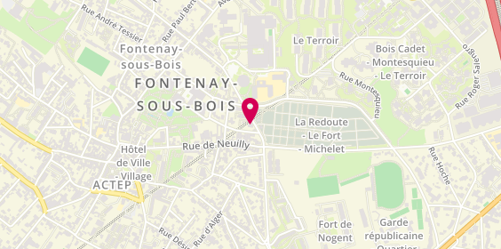 Plan de Pompes funèbres PFG FONTENAY-SOUS-BOIS, 109 Boulevard Galliéni, 94120 Fontenay-sous-Bois