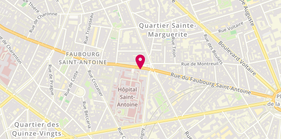 Plan de Pompes Funèbres - Ville de Paris, 190 Rue du Faubourg Saint Antoine, 75012 Paris