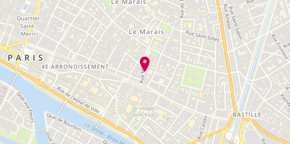 Plan de Maison Funéraire Roger S Warga, 8 Rue Malher, 75004 Paris