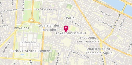 Plan de Henri de Borniol, 122 Rue de Grenelle, 75007 Paris