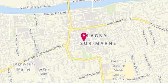Plan de L'Autre rive - Pompes funèbres Lagny-sur-Marne, 16 Rue Vacheresse, 77400 Lagny-sur-Marne