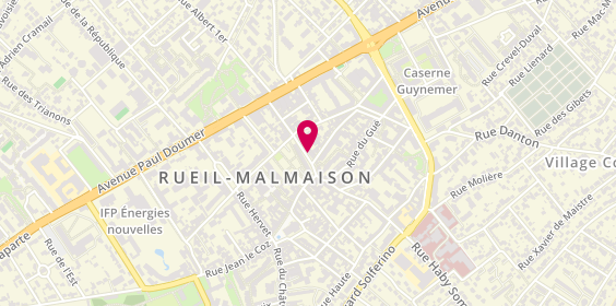 Plan de Pompes Funèbres Jaboin, 21 Rue de Maurepas, 92500 Rueil-Malmaison
