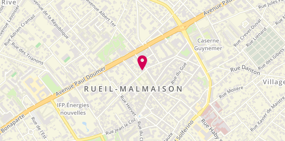 Plan de Pompes Funèbres de la Malmaison, 2 Boulevard du Maréchal Foch, 92500 Rueil-Malmaison