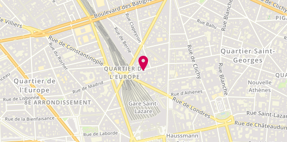 Plan de TelObsèques, 43 Rue de Liège, 75008 Paris