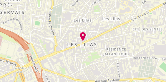 Plan de Roc Eclerc, 125 Rue de Paris, 93260 Les Lilas