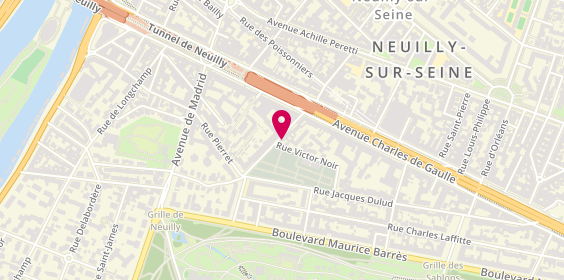 Plan de Pompes Funebres Rebillon, 13 Rue des Graviers, 92200 Neuilly-sur-Seine