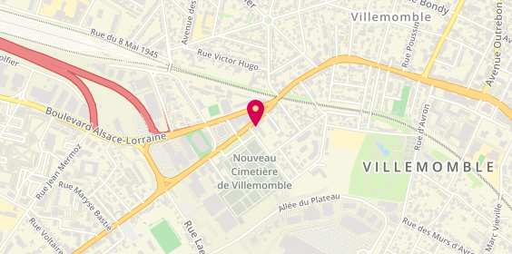Plan de Lescarcelle, 97 avenue de Rosny, 93250 Villemomble
