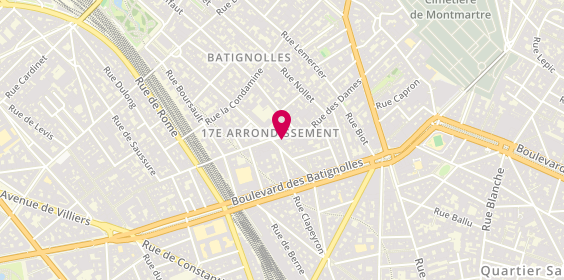 Plan de Rebillon, 12 Rue des Batignolles, 75017 Paris
