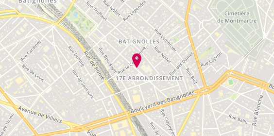 Plan de Pompes Funèbres de France, 22 Rue des Batignolles, 75017 Paris