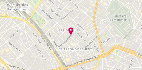 Plan de Maison Maurice Beer, 51 Rue la Condamine, 75017 Paris