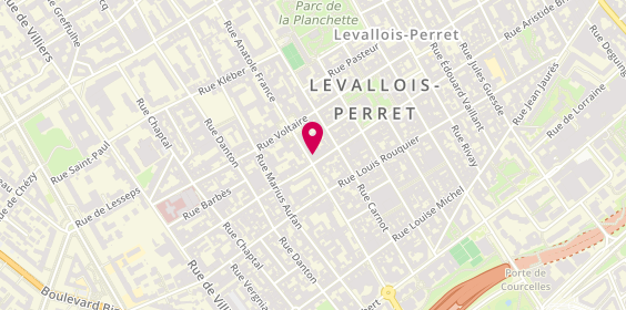 Plan de Siaf92, 64 Rue Anatole France, 92300 Levallois-Perret