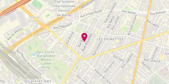 Plan de Societe Nouvelle Assistance Parisienne Transport Funeraire, 25 Rue Pouchet, 75017 Paris