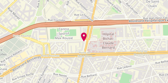 Plan de Roc Eclerc, 1 avenue de la Prte de Saint-Ouen, 75017 Paris
