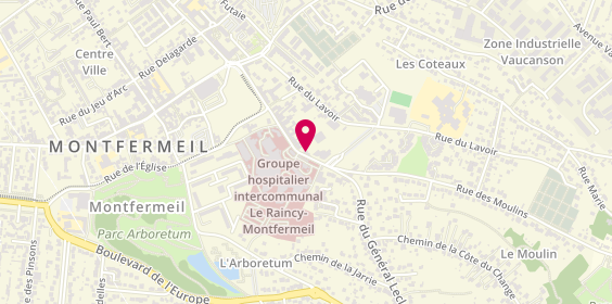 Plan de Pfg-Services Funeraires, 55 Rue du Général Leclerc, 93370 Montfermeil