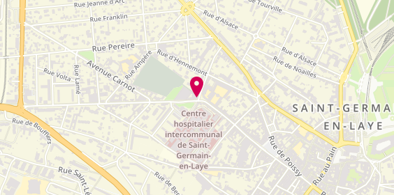 Plan de Rebillon - Maison Doussin, 80 Rue Léon Désoyer, 78100 Saint-Germain-en-Laye