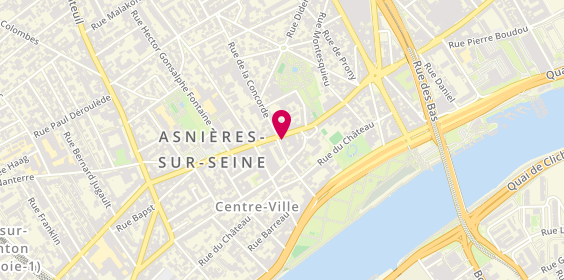 Plan de Roc Eclerc, 1 place des Victoires, 92600 Asnières-sur-Seine