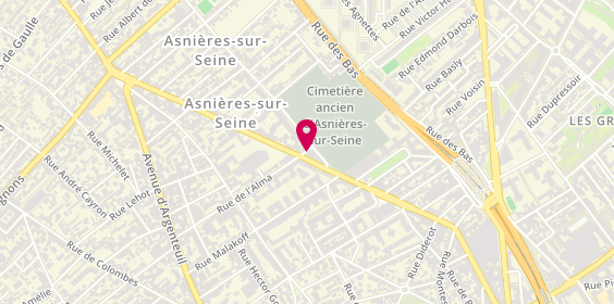 Plan de Memory - Pompes Funebres d'Asnieres, 50 Rue Alma, 92600 Asnières-sur-Seine