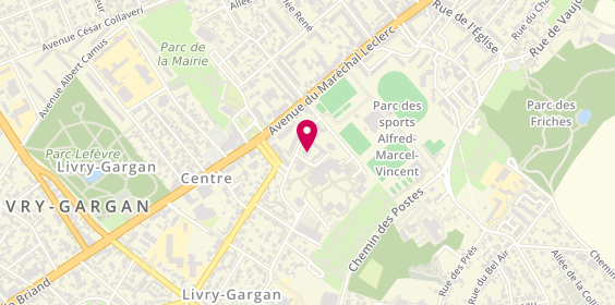 Plan de Pfg -Services Funeraires, 15-17 Rue Jules Vallès, 93190 Livry-Gargan