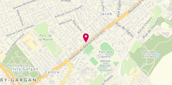 Plan de Roc Eclerc, 30 avenue du Maréchal Leclerc, 93190 Livry-Gargan