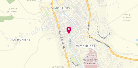 Plan de Pompes Funebres Riviere, 19 Rue du Moulin, 61120 Vimoutiers