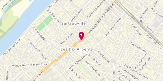 Plan de Roc-Eclerc, 107 avenue de la République, 78500 Sartrouville