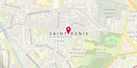 Plan de Pompes funèbres PFG SAINT-DENIS - Place Victor Hugo, 9 place Victor Hugo, 93200 Saint-Denis