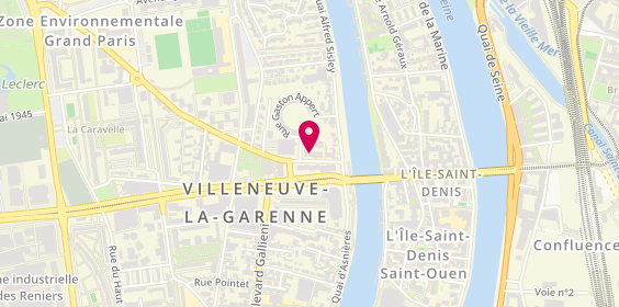 Plan de Pompes funèbres PFG VILLENEUVE-LA-GARENNE, 14 Rue Henri Barbusse, 92390 Villeneuve-la-Garenne